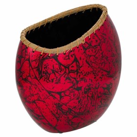 Vase Alexandra House Living Noir Rouge Céramique 18 x 37 x 35 cm de Alexandra House Living, Vases - Réf : D1630517, Prix : 38...