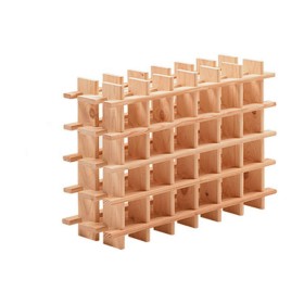 Bottle rack Home ESPRIT Black Natural 65 x 25 x 35 cm | Tienda24 - Global Online Shop Tienda24.eu