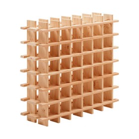 Botellero Versa Metal Madera Acero (14 x 27,5 x 32,7 cm) | Tienda24 - Global Online Shop Tienda24.eu