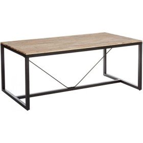 Mesa de Jantar Home ESPRIT Natural Madeira 200 x 100 x 80 cm | Tienda24 - Global Online Shop Tienda24.eu