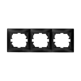 Placa de Pared Alexandra House Living Bar Negro Hierro 43 x 5 x 64 cm Iluminación | Tienda24 - Global Online Shop Tienda24.eu