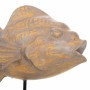 Figurine Décorative Alexandra House Living Gris Brun foncé Bois Fer Poisson 31 x 24 x 30 cm | Tienda24 - Global Online Shop Tienda24.eu