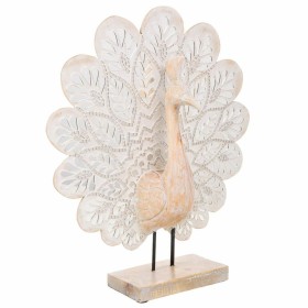 Figura Decorativa Alexandra House Living Natural Vidro Madeira MDF Pavão 53 x 12 x 46 cm de Alexandra House Living, Colecioná...