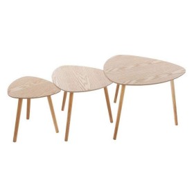 Jeu de 3 tables Atmosphera Mileo Naturel de Atmosphera, Tables - Réf : S7907947, Prix : 82,61 €, Remise : %