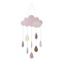 Carrousel pour Berceau Atmosphera Nuages Rose Bois MDF | Tienda24 - Global Online Shop Tienda24.eu