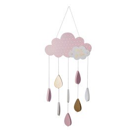 Cot Mobile Atmosphera Clouds Pink MDF Wood by Atmosphera, Mobiles - Ref: S7907956, Price: 7,91 €, Discount: %