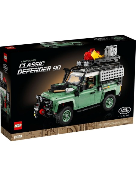 Konstruktionsspiel Lego Classic Defender 90 Land Rover 10317 2336 Stücke Schwarz | Tienda24 Tienda24.eu