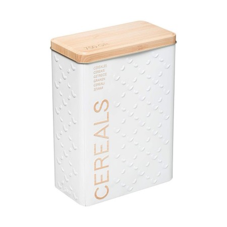 Caja Multiusos Nature Scandi Metal Blanco 750 g de Nature, Cajas y arcones de almacenaje - Ref: S7908228, Precio: 9,24 €, Des...