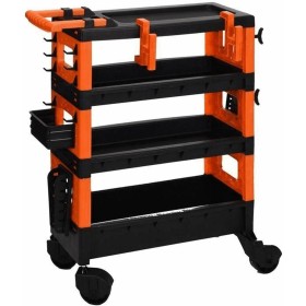 Carrello per attrezzi FX Tools Nero Arancio polipropilene (68 x 35 x 87,5 cm) di FX Tools, Attrezzature per il trasporto di m...