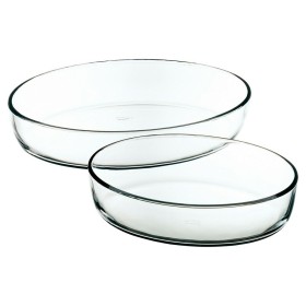 Travessa para o Forno Ô Cuisine Ocuisine Vidrio Transparente Vidro Ovalada 26,2 x 17,9 x 6,2 cm (6 Unidades) | Tienda24 - Global Online Shop Tienda24.eu