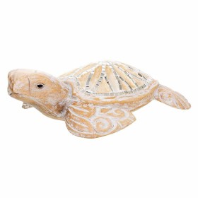 Deko-Figur Alexandra House Living Weiß natürlich Holz Glas Tortoise 8 x 20 x 31 cm von Alexandra House Living, Sammlerstücke ...