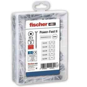 Boîte à vis Fischer 220 Pièces de Fischer, Vis - Réf : S7908454, Prix : 18,89 €, Remise : %