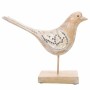 Figurine Décorative Alexandra House Living Blanc Naturel Bois verre Oiseau 26 x 12 x 30 cm de Alexandra House Living, Pièces ...