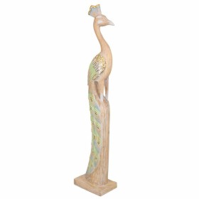 Deko-Figur Alexandra House Living Jute Holz Glas Pfau 106 x 15 x 22 cm von Alexandra House Living, Sammlerstücke - Ref: D1630...