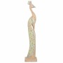 Deko-Figur Alexandra House Living Jute Holz Glas Pfau 106 x 15 x 22 cm | Tienda24 - Global Online Shop Tienda24.eu