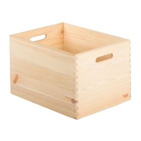 Boîte Multiusage Astigarraga CBS403023 Naturel Pin (40 x 30 x 23 cm) de Astigarraga, Boîtes et coffres de rangement - Réf : S...