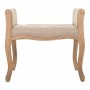 Banqueta Alexandra House Living Crema Madera de caucho 48 x 60 x 71 cm de Alexandra House Living, Sillas - Ref: D1630556, Pre...