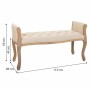 Banqueta Alexandra House Living Crema Madera de caucho 48 x 60 x 113 cm de Alexandra House Living, Sillas - Ref: D1630557, Pr...