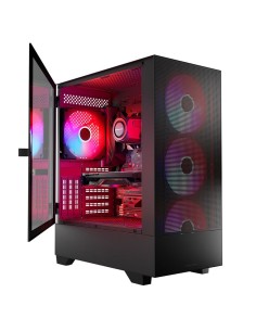 Boîtier ATX semi-tour Mars Gaming MCXPW Blanc | Tienda24 Tienda24.eu