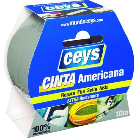 Cinta americana Ceys 10 m x 50 mm Plateado de Ceys, Cintas adhesivas - Ref: S7908779, Precio: 7,79 €, Descuento: %