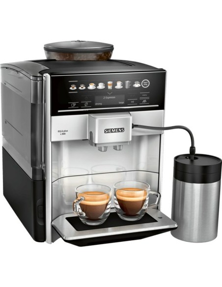 Superautomatische Kaffeemaschine Siemens AG TE653M11RW Silberfarben 2 Kopper 1,7 L | Tienda24 Tienda24.eu