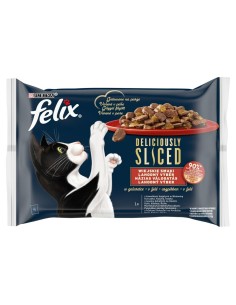 Aliments pour chat Sheba Delicacy Poulet Dinde Canard Oiseaux | Tienda24 Tienda24.eu