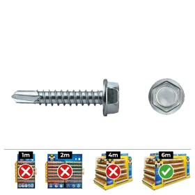 Box of screws CELO Metal plate screw 250 Units Galvanised by CELO, Screws - Ref: S7909146, Price: 34,41 €, Discount: %