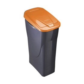 Rubbish bin Black/Orange polypropylene (15 L) by Mondex, Wastebaskets - Ref: S7909280, Price: 11,92 €, Discount: %