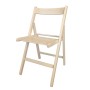 Chaise Pliante Beige Bois de hêtre (79 x 42,5 x 47,5 cm) | Tienda24 - Global Online Shop Tienda24.eu