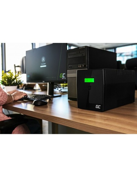 Uninterruptible Power Supply System Interactive UPS Green Cell UPS08 700 W | Tienda24 Tienda24.eu