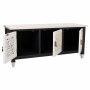 Beistellmöbel Alexandra House Living Weiß Schwarz Tannenholz Holz MDF 40 x 46 x 105 cm von Alexandra House Living, Tische - R...