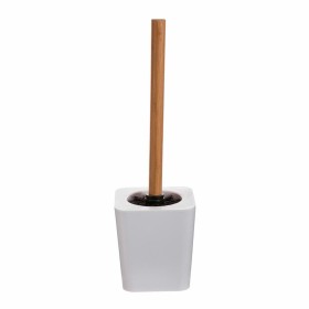 Toilet Brush White Silver Plastic 9,5 x 38,5 x 9,5 cm (6 Units) | Tienda24 - Global Online Shop Tienda24.eu