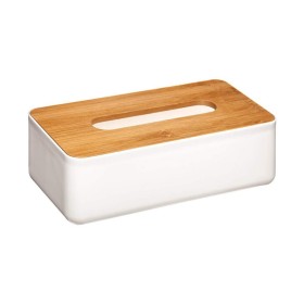 Caja para pañuelos 5five Baltik 25 x 13 x 8.7 cm Blanco Polipropileno de 5five, Soportes y dispensadores - Ref: S7909804, Pre...