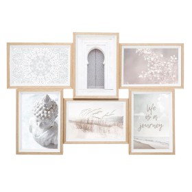 Cornice Portafoto Beige Poliresina 16,5 x 2 x 21 cm | Tienda24 - Global Online Shop Tienda24.eu