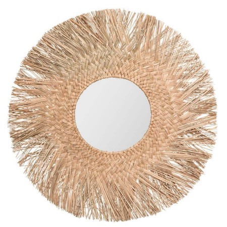 Wall mirror Atmosphera Jungly Circular Natural Rushes (Ø 80 cm) | Tienda24 - Global Online Shop Tienda24.eu