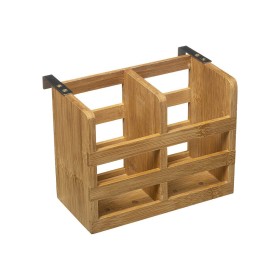 Égouttoir à couverts Bambou 16 x 12.5 x 10 cm de BigBuy Home, Étagères et supports - Réf : S7910526, Prix : 7,84 €, Remise : %