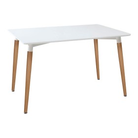 Dining Table DKD Home Decor Grey Natural Wood Paolownia wood MDF Wood 161.5 x 81.5 x 78 cm 161,5 x 81,5 x 78 cm | Tienda24 - Global Online Shop Tienda24.eu