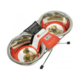 Ciotola per cani Lickimat Turchese Gomma | Tienda24 - Global Online Shop Tienda24.eu