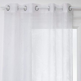 Curtain Atmosphera Tropical Polyester White (140 x 240 cm) by Atmosphera, Curtains - Ref: S7910945, Price: 20,74 €, Discount: %