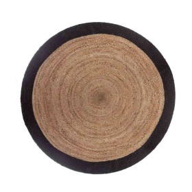 Carpet Atmosphera Black Ø 120 cm Jute by Atmosphera, Area Rugs - Ref: S7910951, Price: 38,13 €, Discount: %