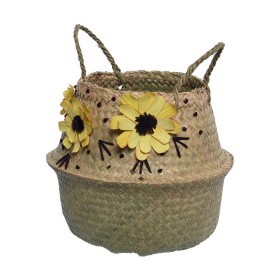 Set of Baskets Alexandra House Living 03786 Brown Green wicker Rattan Natural Fibre (3 Units) | Tienda24 - Global Online Shop Tienda24.eu