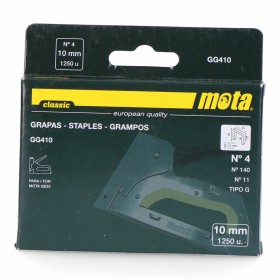 Grapas Mota gg410 1000 Unidades 10 mm Nº 4 de Mota, Grapas - Ref: S7911286, Precio: 4,51 €, Descuento: %