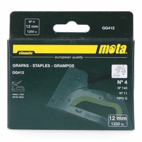 Grapas Mota gg412 1000 Unidades 12 mm Nº 4 de Mota, Grapas - Ref: S7911287, Precio: 4,89 €, Descuento: %