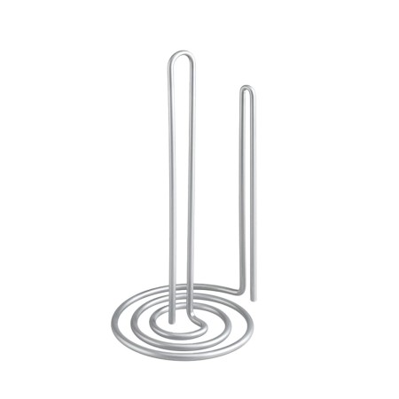 Kitchen Paper holder Metaltex My-Roll Metal ø15 x 32 cm Spiral | Tienda24 - Global Online Shop Tienda24.eu