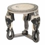 Table Basse Alexandra House Living Noir Gris Bois de manguier Bois MDF 35 x 39 x 42 cm | Tienda24 - Global Online Shop Tienda24.eu