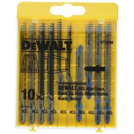 Lâmina de Serra Dewalt DT2294-QZ Metal Madeira 10 Peças | Tienda24 - Global Online Shop Tienda24.eu