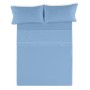 Jeu de draps Alexandra House Living Bleu clair Lit king size 4 Pièces | Tienda24 Tienda24.eu