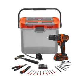 Set de forage et accessoires Black & Decker bcksb05-qw 18 V de Black & Decker, Perceuses et tournevis - Réf : S7911822, Prix ...