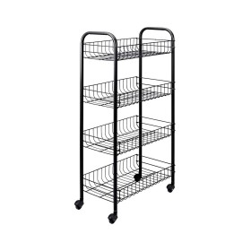 Kitchen Trolley DKD Home Decor Golden Metal Acrylic (50 x 50 x 80 cm) | Tienda24 - Global Online Shop Tienda24.eu