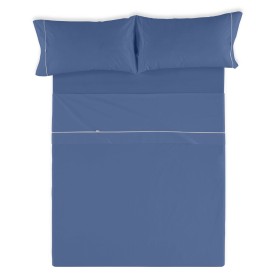 Fitted bottom sheet Happy Home LISOS COTTON Grey King size | Tienda24 Tienda24.eu